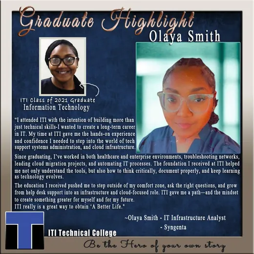 Graduate highlight: Olaya Smith - Information Technology