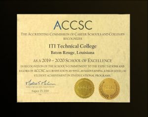 ITI College has been honored by the Accrediting Commission of Career Schools and Colleges as a school of excellence