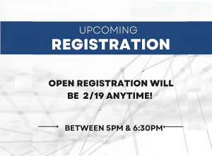 Upcoming Registration