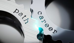 Career path - gears concept - 3D illustration
